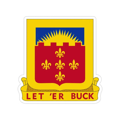 349 Armored Field Artillery Battalion (U.S. Army) Transparent STICKER Die-Cut Vinyl Decal - The Sticker Space