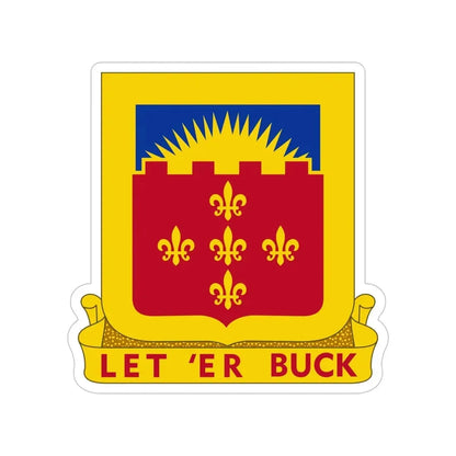 349 Armored Field Artillery Battalion (U.S. Army) Transparent STICKER Die-Cut Vinyl Decal - The Sticker Space