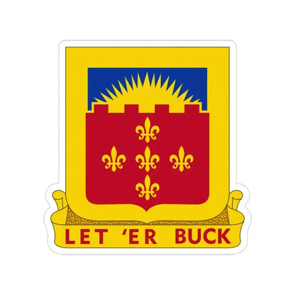 349 Armored Field Artillery Battalion (U.S. Army) Transparent STICKER Die-Cut Vinyl Decal - The Sticker Space