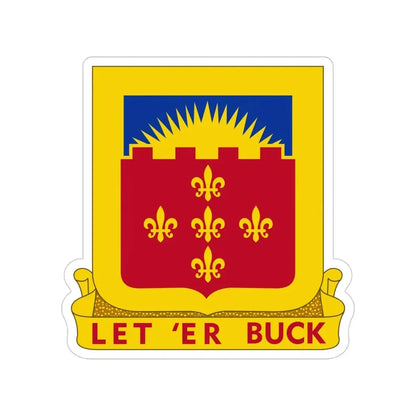 349 Armored Field Artillery Battalion (U.S. Army) Transparent STICKER Die-Cut Vinyl Decal - The Sticker Space