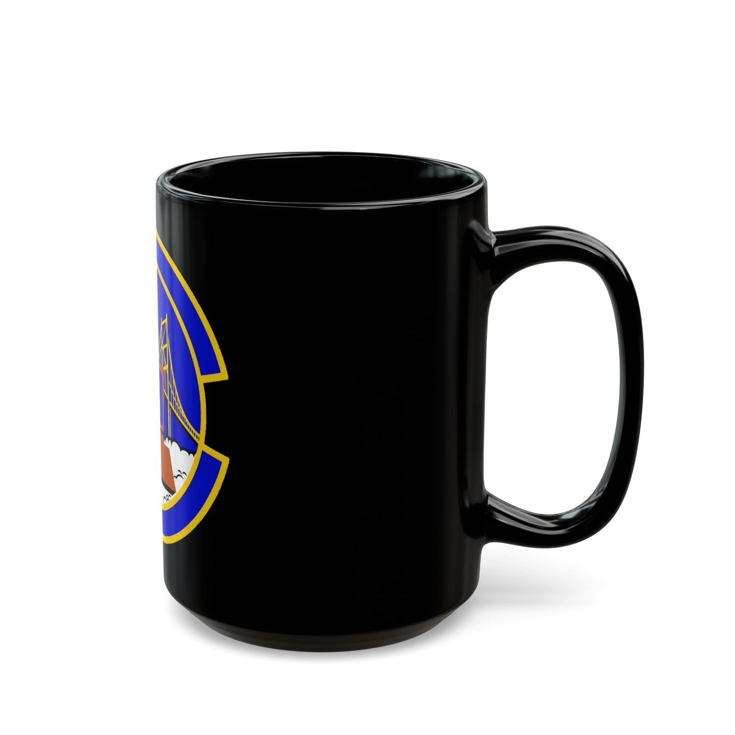 349 Force Support Squadron AFRC (U.S. Air Force) Black Coffee Mug-The Sticker Space