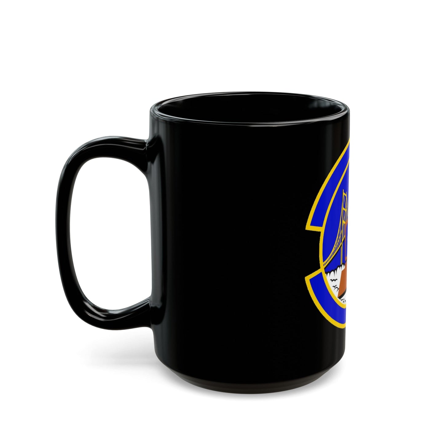 349 Force Support Squadron AFRC (U.S. Air Force) Black Coffee Mug-The Sticker Space