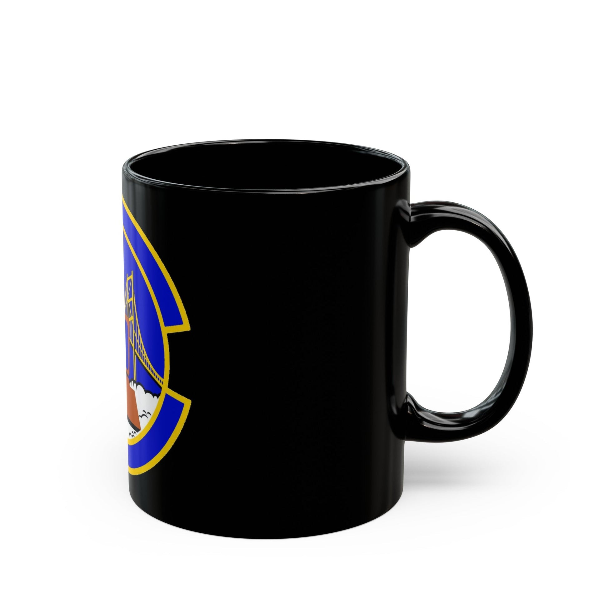 349 Force Support Squadron AFRC (U.S. Air Force) Black Coffee Mug-The Sticker Space