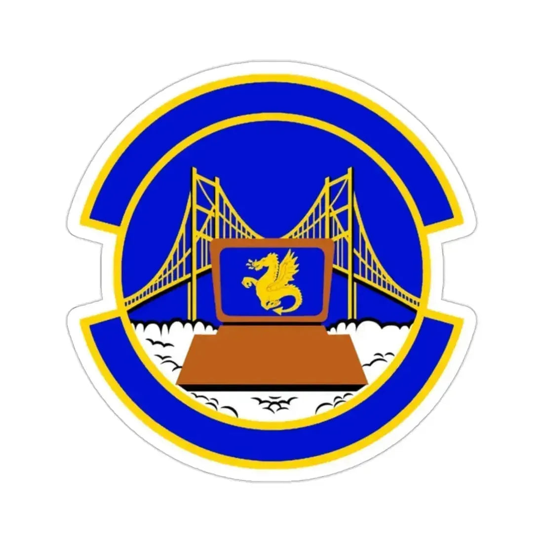 349 Force Support Squadron AFRC (U.S. Air Force) STICKER Vinyl Die-Cut Decal 2 Inch - The Sticker Space