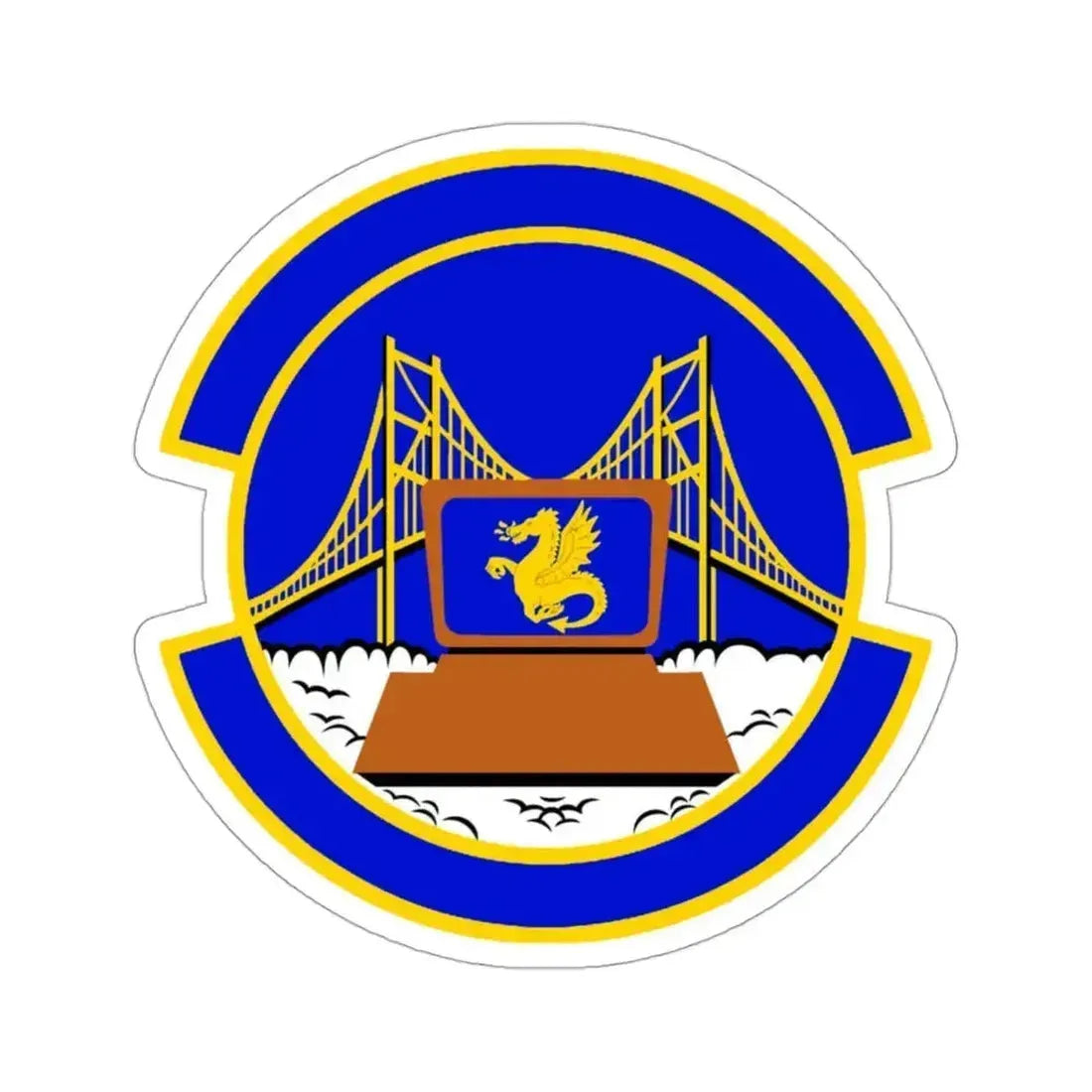 349 Force Support Squadron AFRC (U.S. Air Force) STICKER Vinyl Die-Cut Decal 3 Inch - The Sticker Space