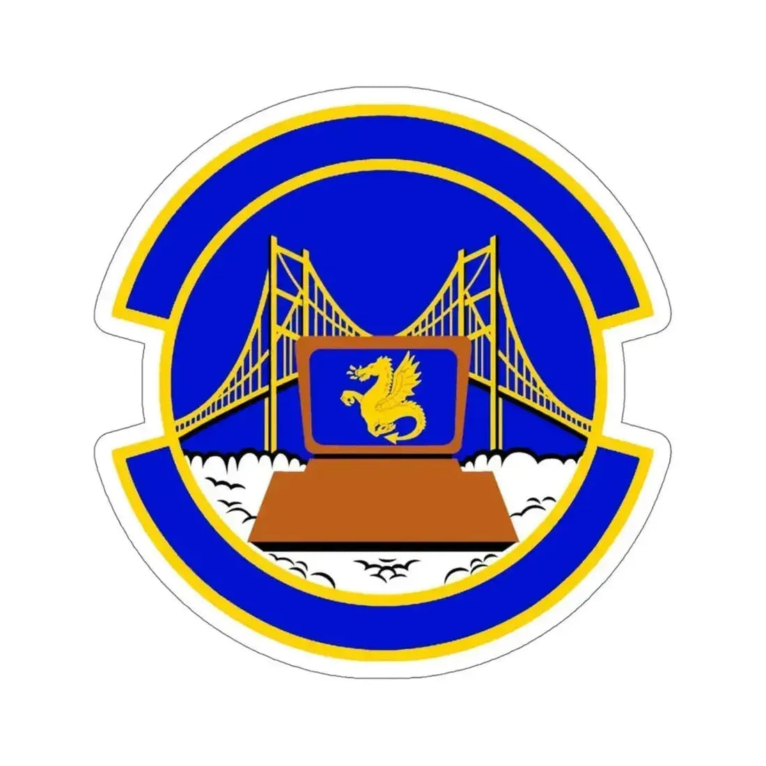 349 Force Support Squadron AFRC (U.S. Air Force) STICKER Vinyl Die-Cut Decal 6 Inch - The Sticker Space