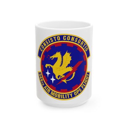 349th Air Mobility Operations Flight (U.S. Air Force) White Coffee Mug-15oz-The Sticker Space