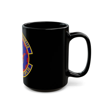 349th Air Mobility Operations Squadron (U.S. Air Force) Black Coffee Mug-The Sticker Space