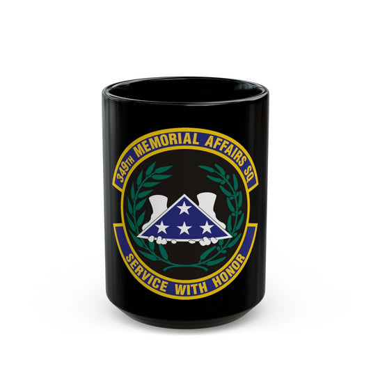 349th Memorial Affairs Squadron (U.S. Air Force) Black Coffee Mug-15oz-The Sticker Space