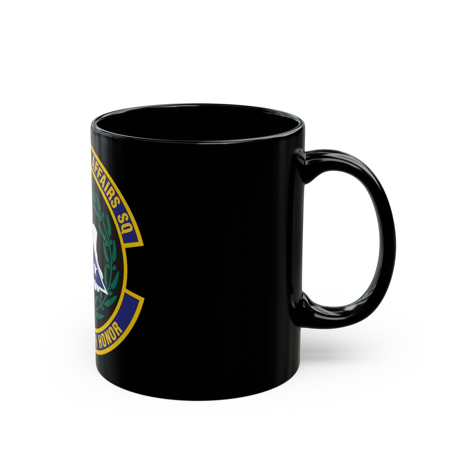 349th Memorial Affairs Squadron (U.S. Air Force) Black Coffee Mug-The Sticker Space