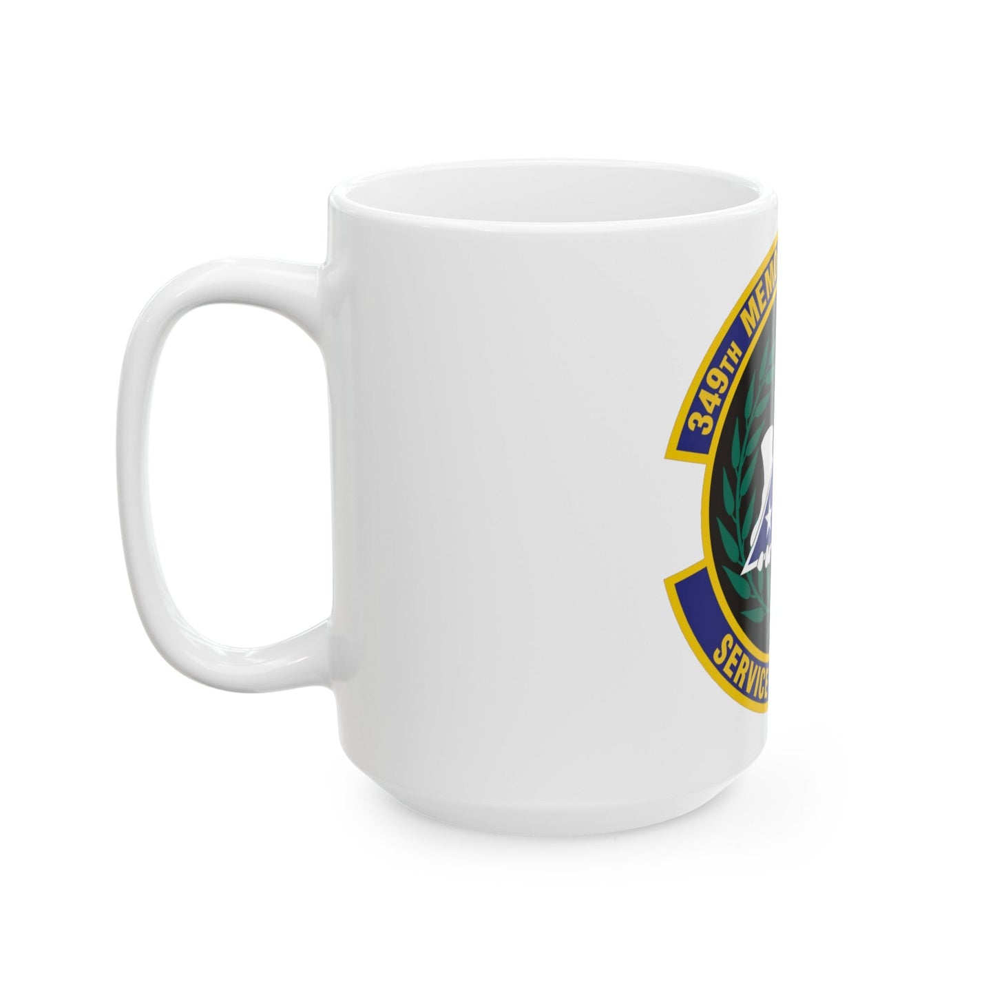 349th Memorial Affairs Squadron (U.S. Air Force) White Coffee Mug-The Sticker Space