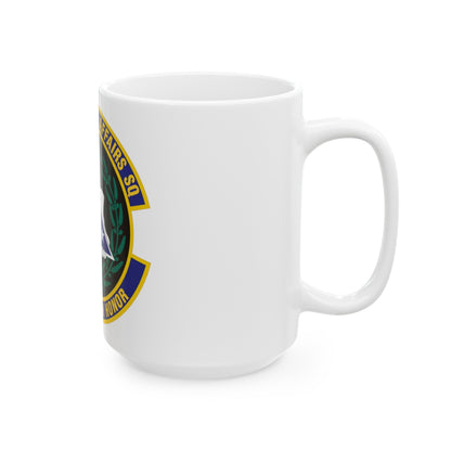 349th Memorial Affairs Squadron (U.S. Air Force) White Coffee Mug-The Sticker Space