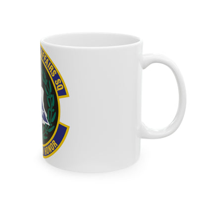 349th Memorial Affairs Squadron (U.S. Air Force) White Coffee Mug-The Sticker Space