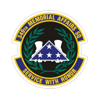 349th Memorial Affairs Squadron (U.S. Air Force) STICKER Vinyl Die-Cut Decal 3 Inch - The Sticker Space