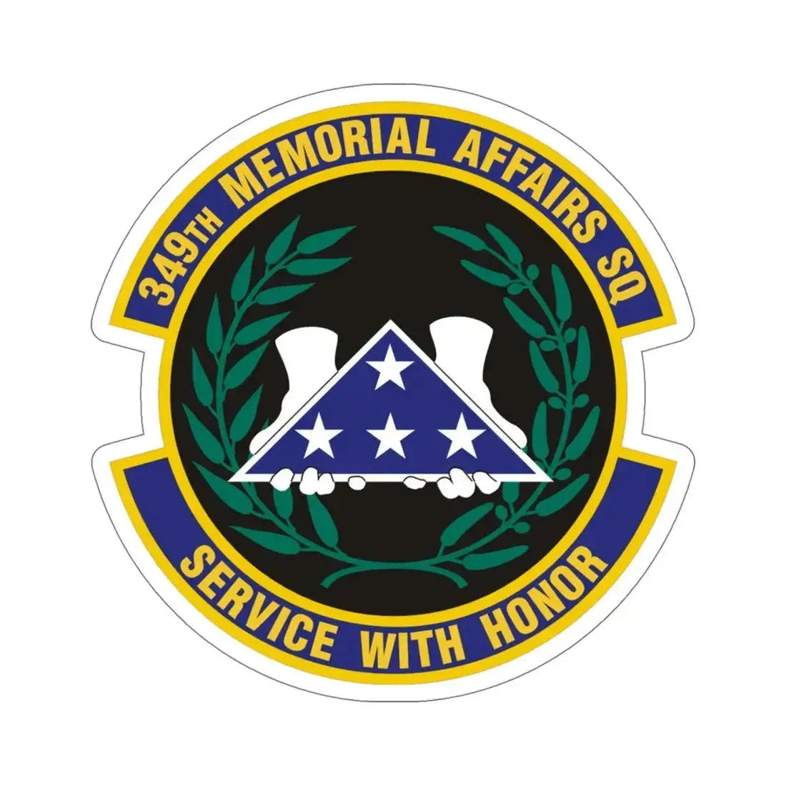 349th Memorial Affairs Squadron (U.S. Air Force) STICKER Vinyl Die-Cut Decal - The Sticker Space