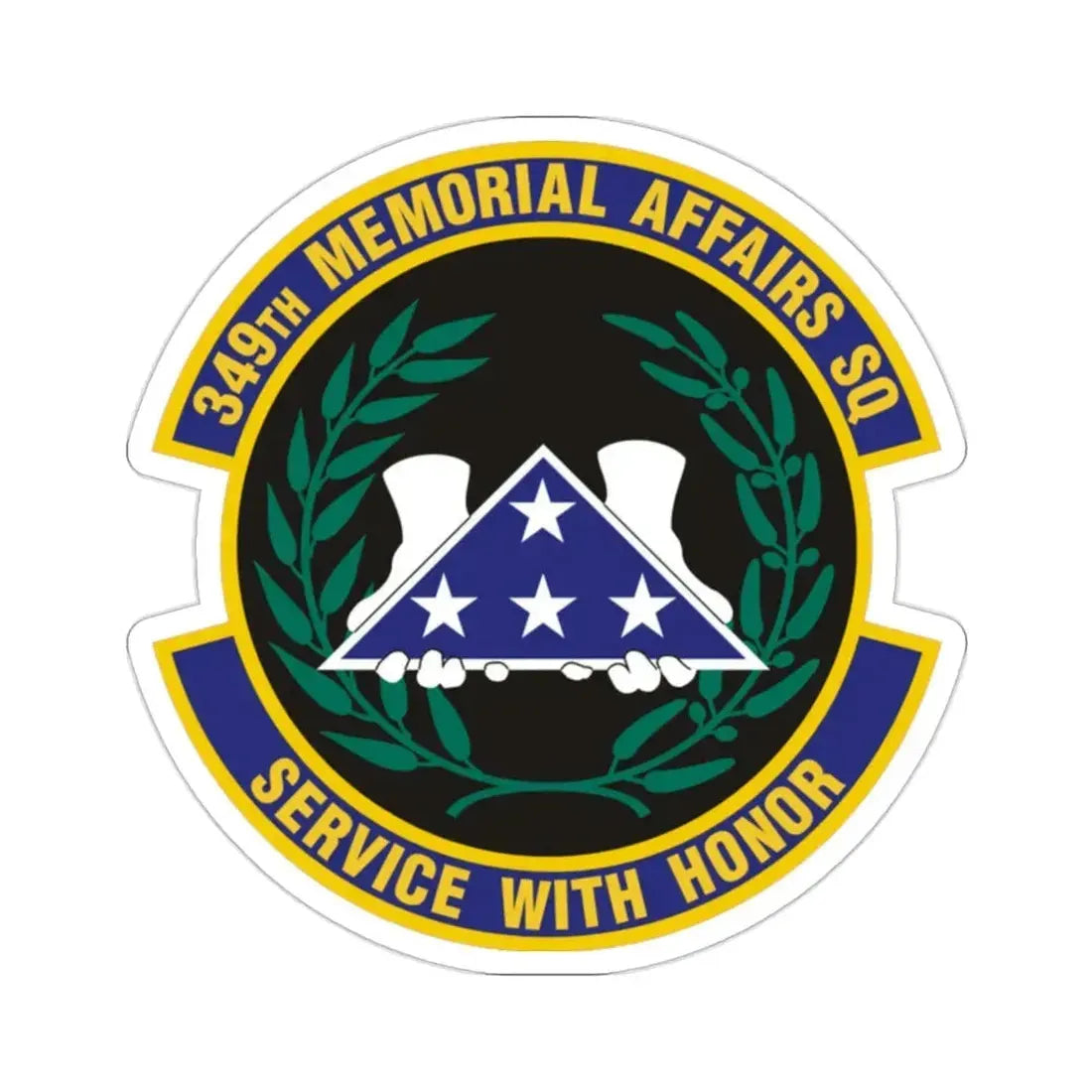 349th Memorial Affairs Squadron (U.S. Air Force) STICKER Vinyl Die-Cut Decal - The Sticker Space
