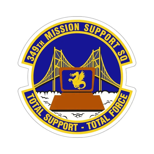 349th Mission Support Squadron (U.S. Air Force) STICKER Vinyl Die-Cut Decal 2 Inch - The Sticker Space