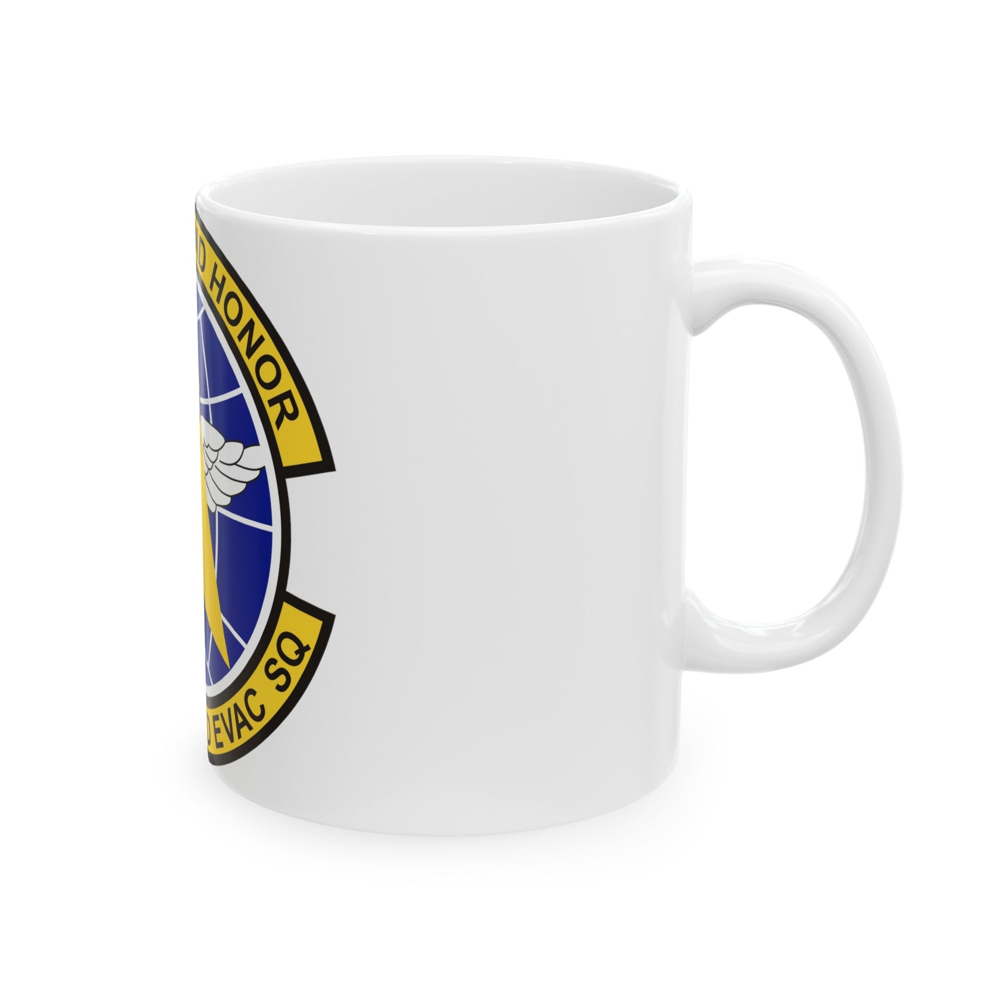 34th Aeromedical Evacuation Squadron (U.S. Air Force) White Coffee Mug-The Sticker Space