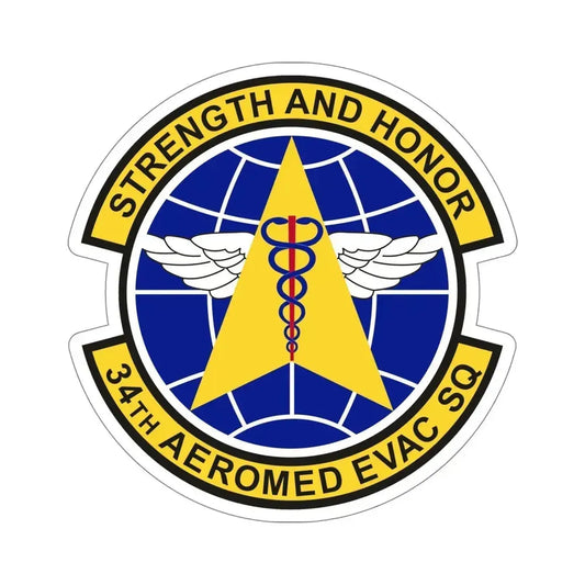 34th Aeromedical Evacuation Squadron (U.S. Air Force) STICKER Vinyl Die-Cut Decal 6 Inch - The Sticker Space