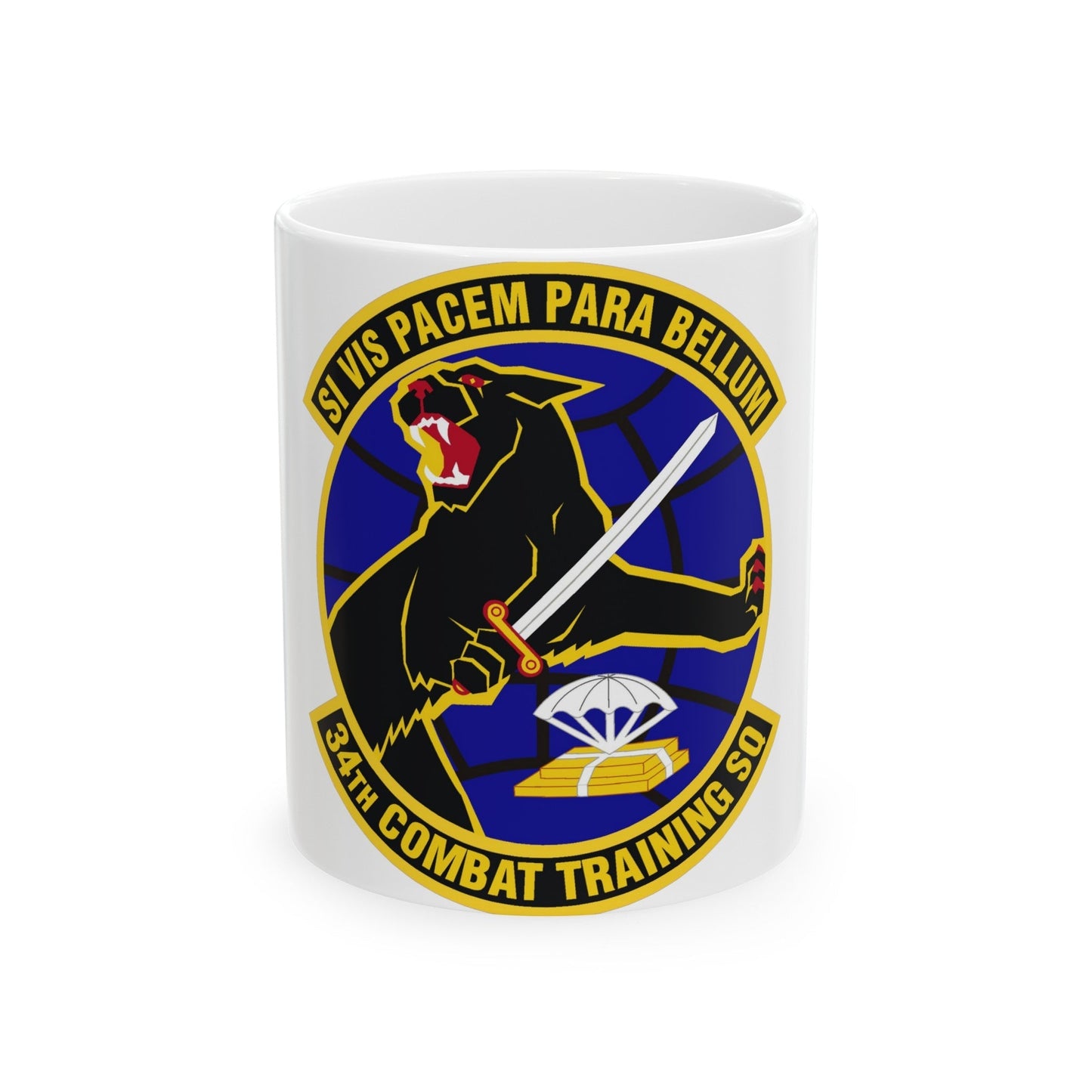 34th Combat Training Squadron (U.S. Air Force) White Coffee Mug-11oz-The Sticker Space