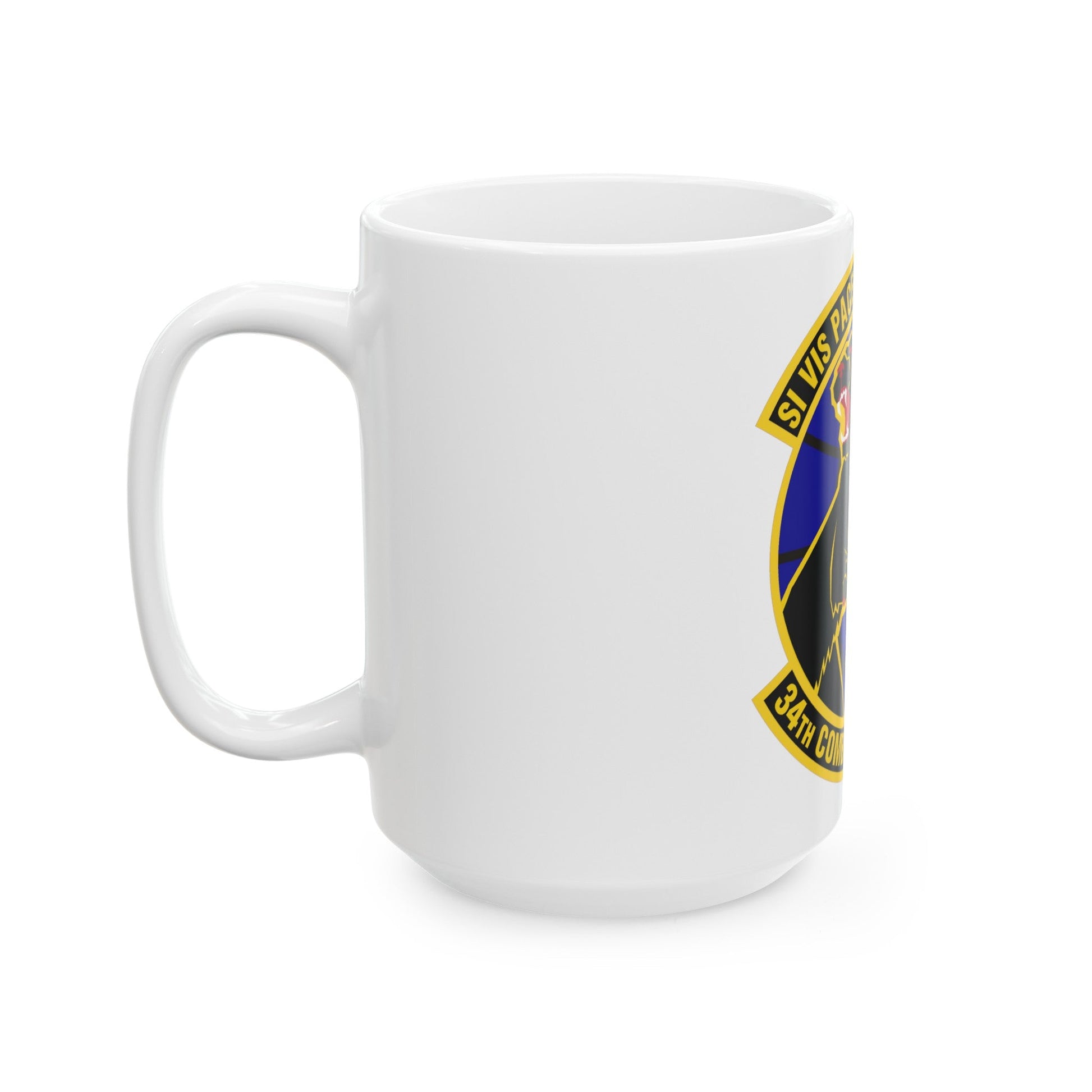 34th Combat Training Squadron (U.S. Air Force) White Coffee Mug-The Sticker Space