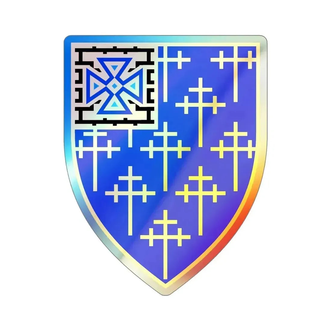 34th Infantry Regiment (U.S. Army) Holographic STICKER Die-Cut Vinyl Decal 5 Inch Holographic - The Sticker Space