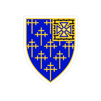 34th Infantry Regiment (U.S. Army) REVERSE PRINT Transparent Die-Cut STICKER - The Sticker Space