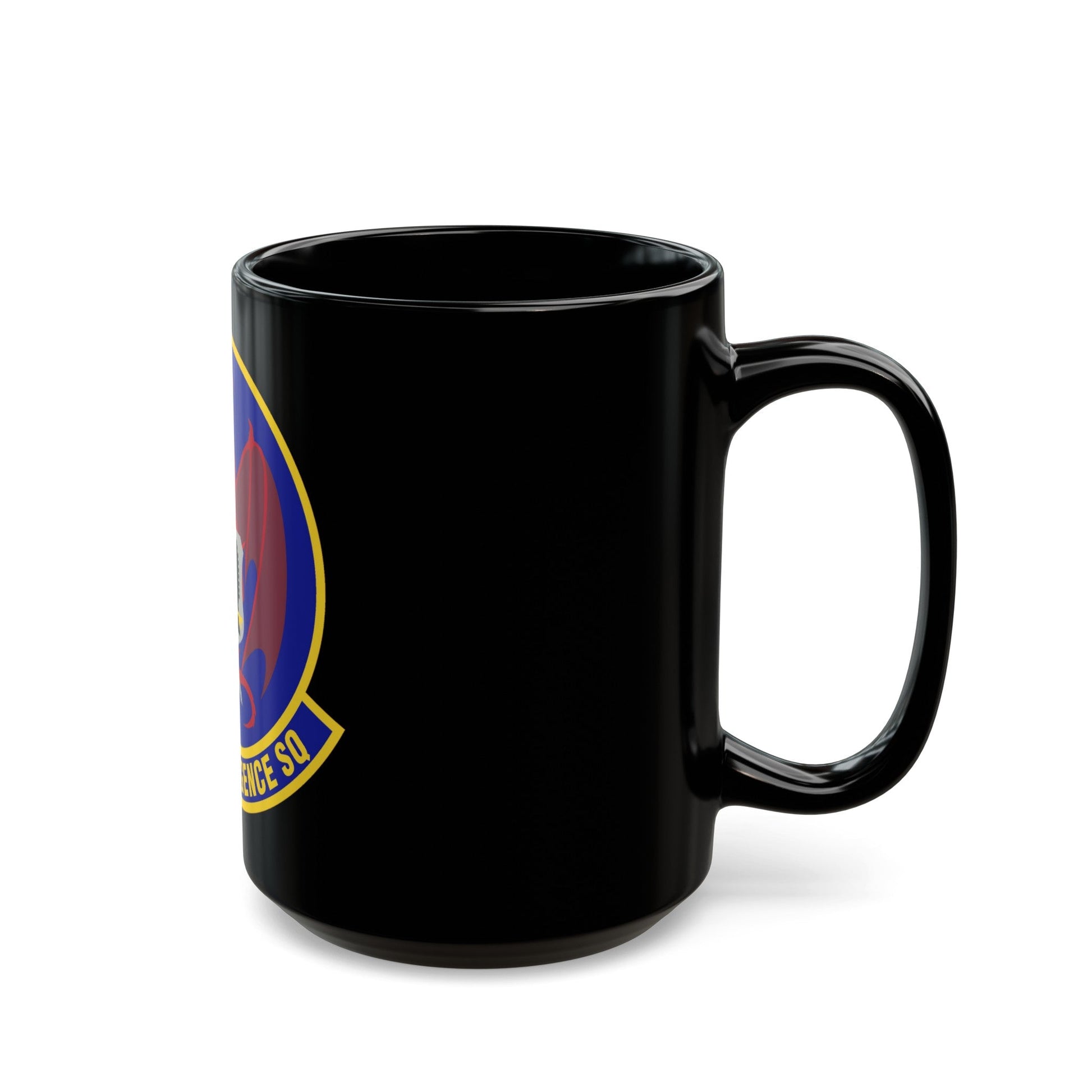 34th Intelligence Squadron (U.S. Air Force) Black Coffee Mug-The Sticker Space