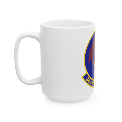 34th Intelligence Squadron (U.S. Air Force) White Coffee Mug-The Sticker Space