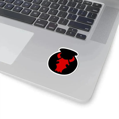 34th 'Red Bull' Infantry Division SSI (U.S. Army) STICKER Vinyl Kiss-Cut Decal - The Sticker Space