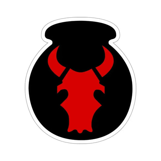 34th 'Red Bull' Infantry Division (U.S. Army) STICKER Vinyl Die-Cut Decal 6 Inch - The Sticker Space