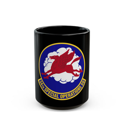 34th Special Operations Squadron (U.S. Air Force) Black Coffee Mug-15oz-The Sticker Space