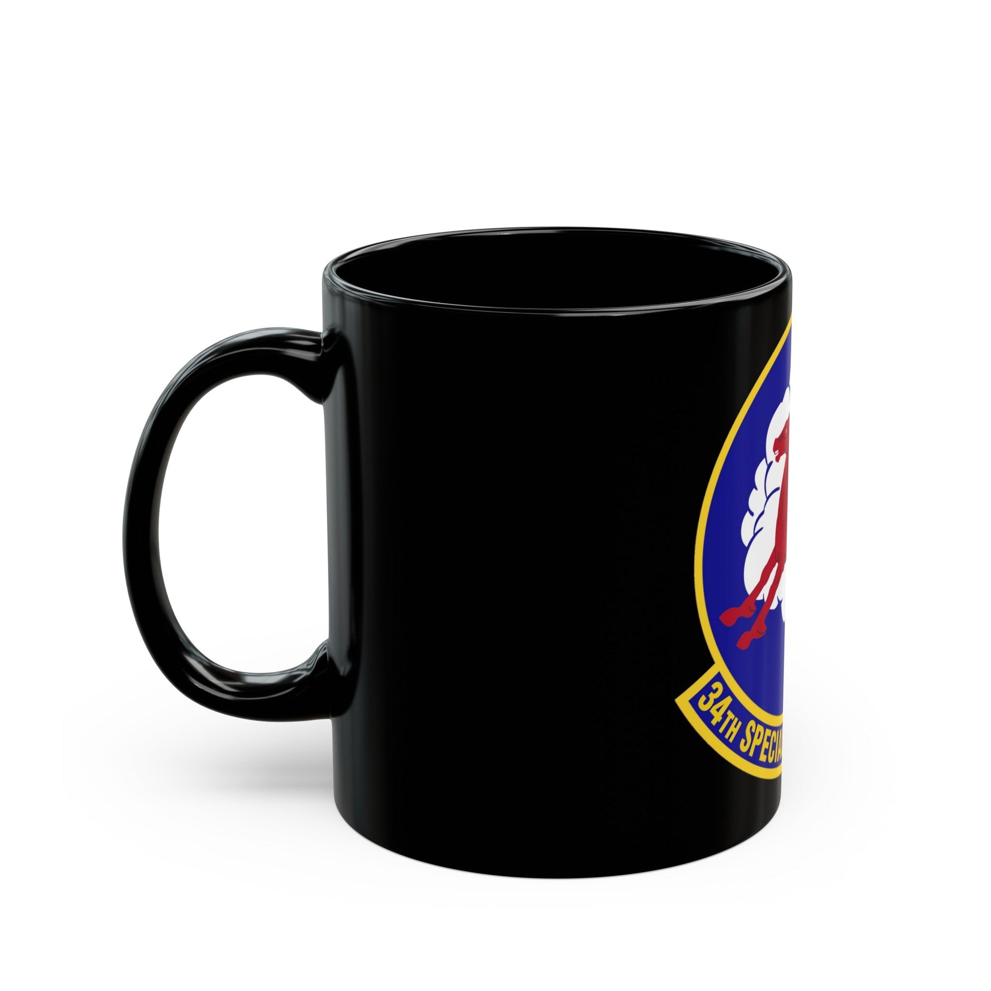 34th Special Operations Squadron (U.S. Air Force) Black Coffee Mug-The Sticker Space