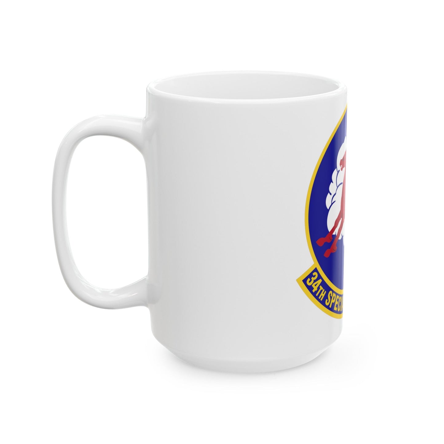 34th Special Operations Squadron (U.S. Air Force) White Coffee Mug-The Sticker Space