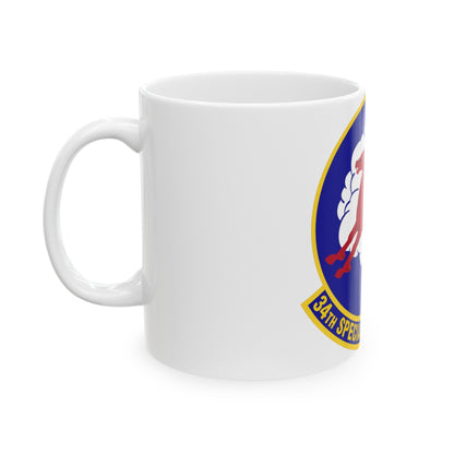 34th Special Operations Squadron (U.S. Air Force) White Coffee Mug-The Sticker Space