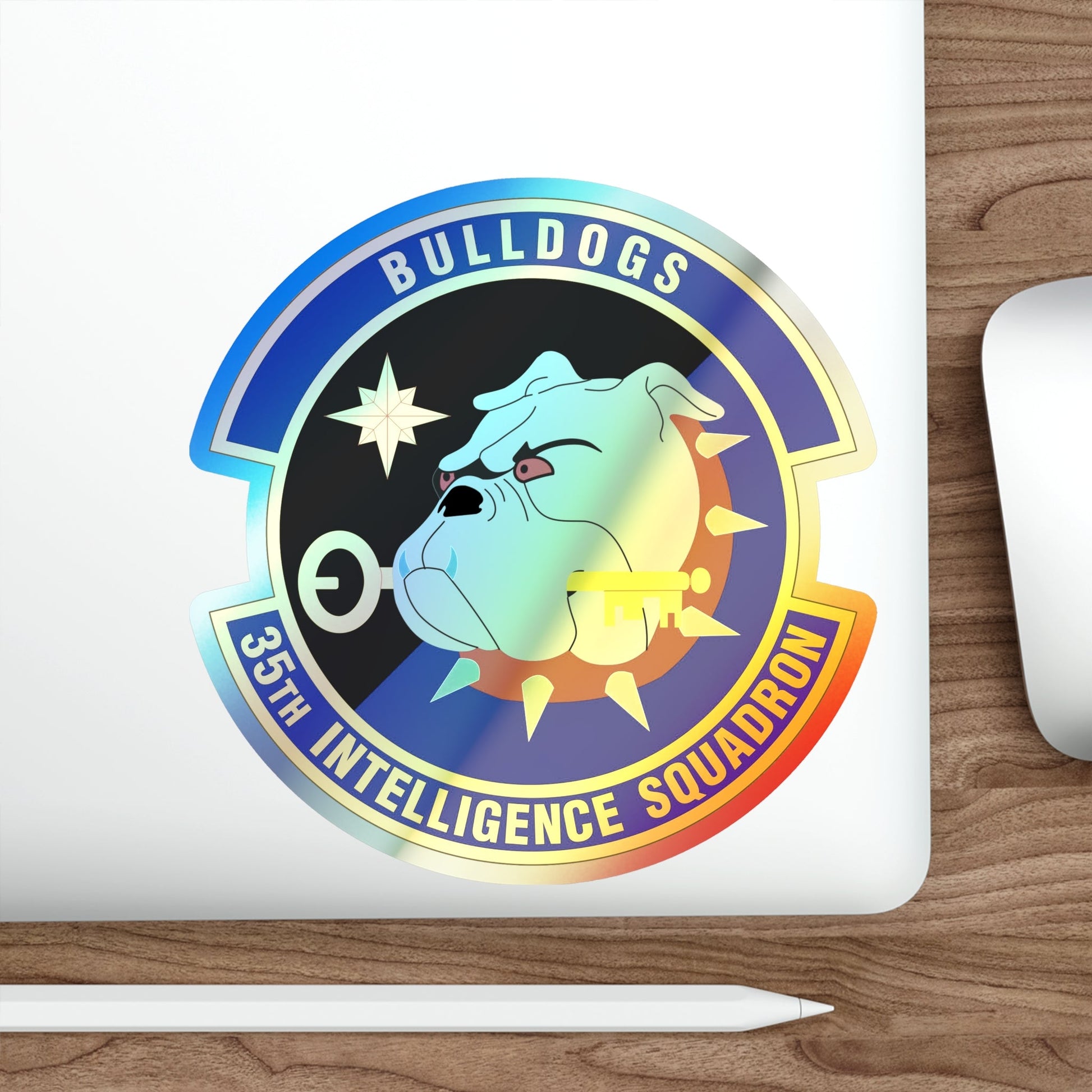 35 Intelligence Squadron AFISRA (U.S. Air Force) Holographic STICKER Die-Cut Vinyl Decal-The Sticker Space