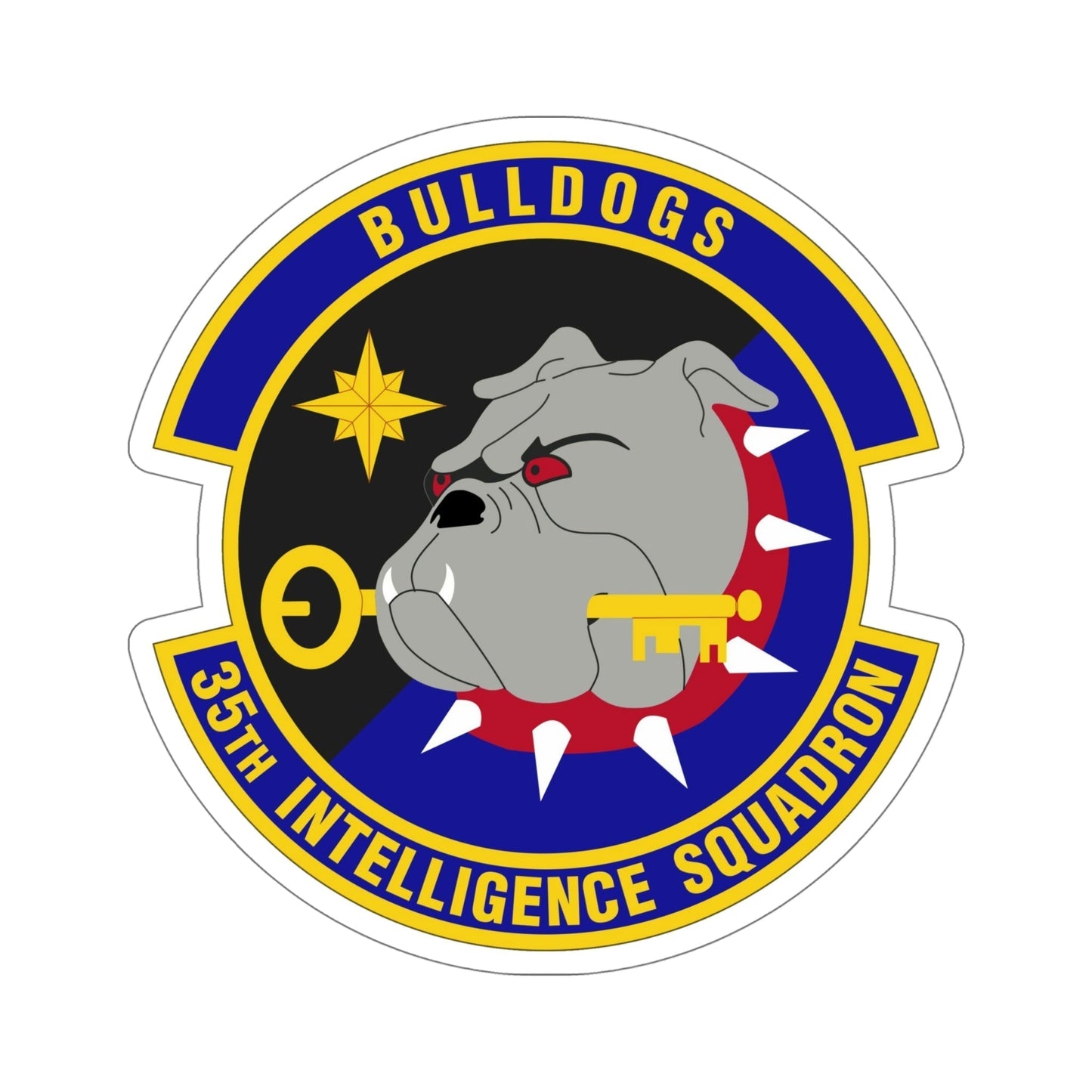 35 Intelligence Squadron AFISRA (U.S. Air Force) STICKER Vinyl Die-Cut Decal-6 Inch-The Sticker Space