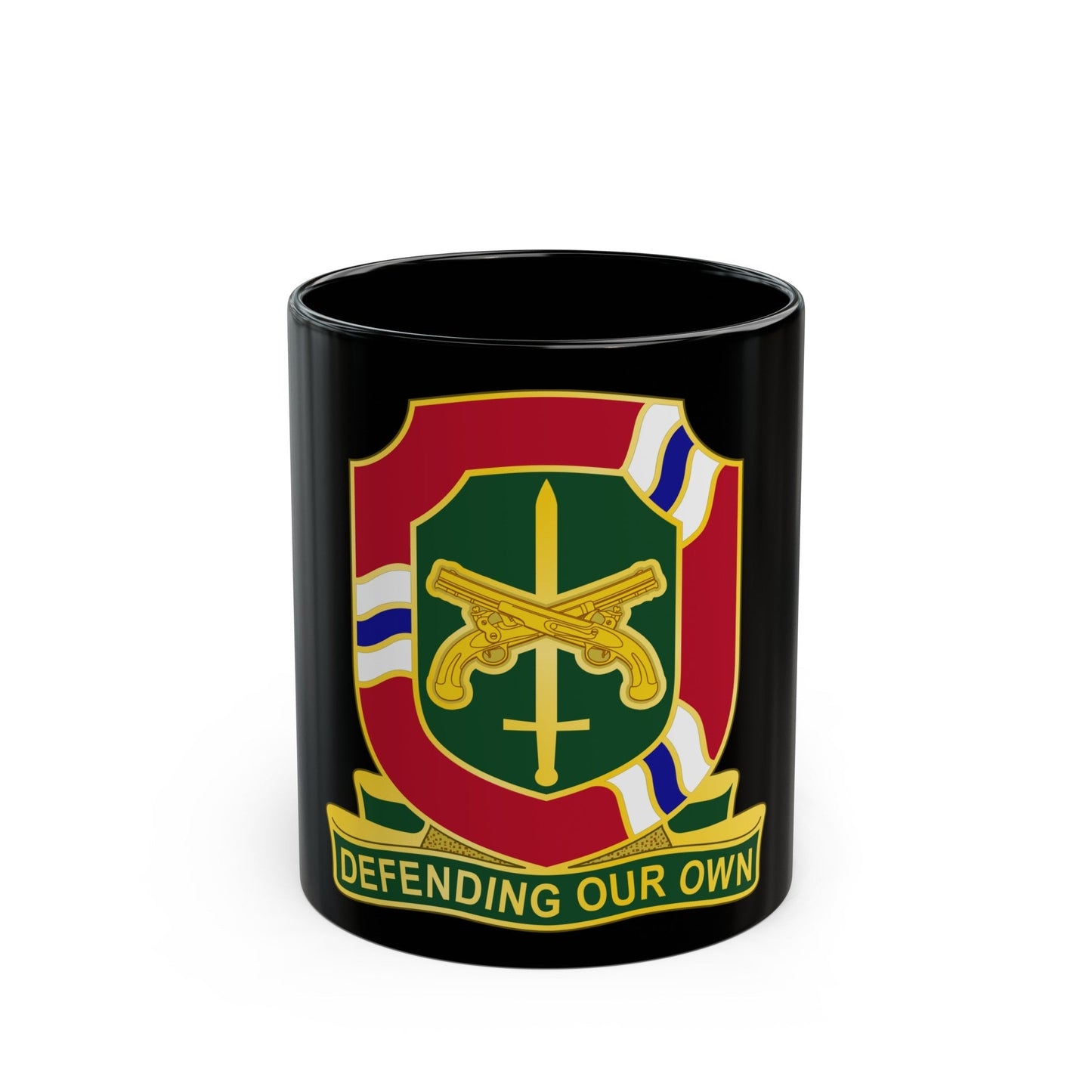 35 Military Police Brigade 2 (U.S. Army) Black Coffee Mug-11oz-The Sticker Space