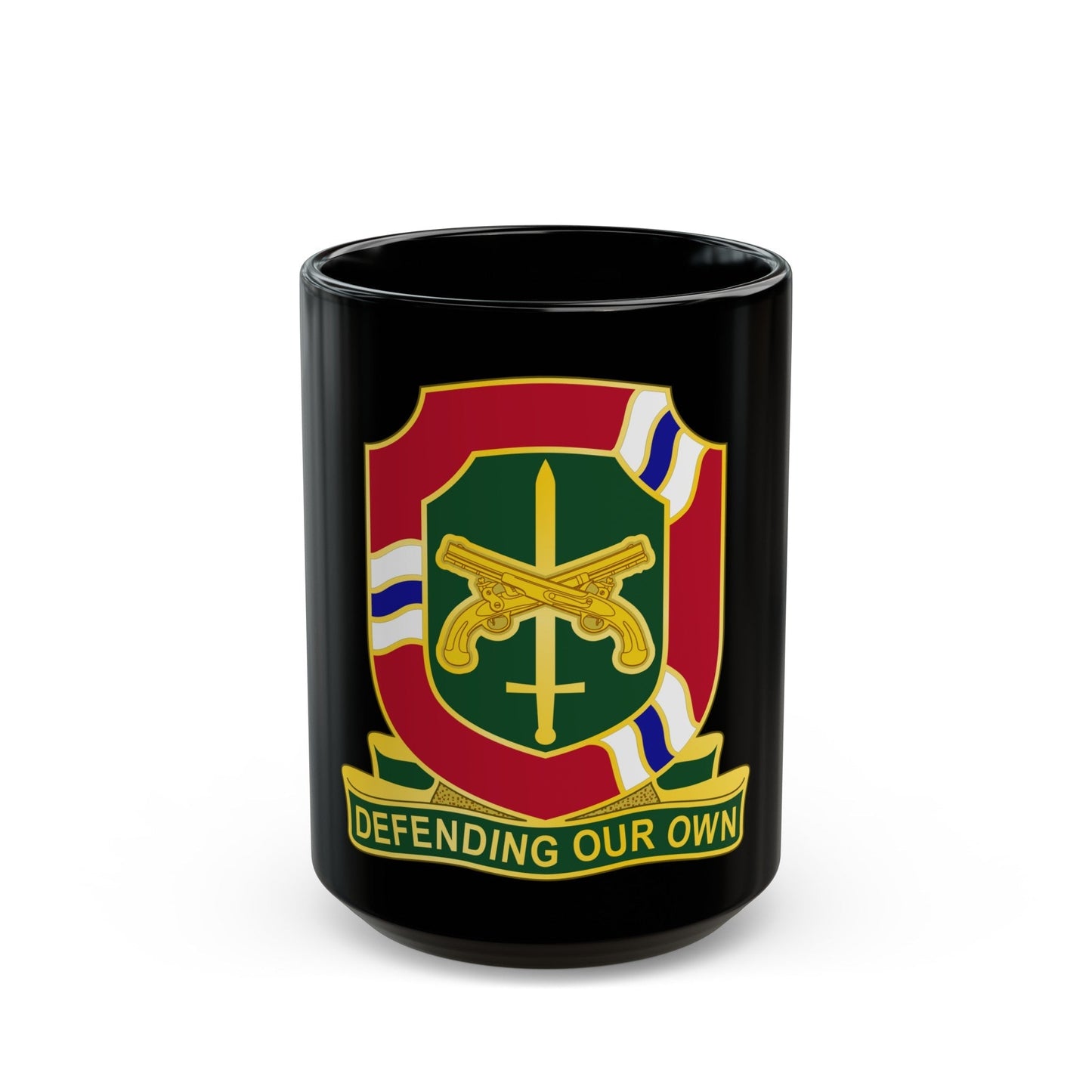 35 Military Police Brigade 2 (U.S. Army) Black Coffee Mug-15oz-The Sticker Space