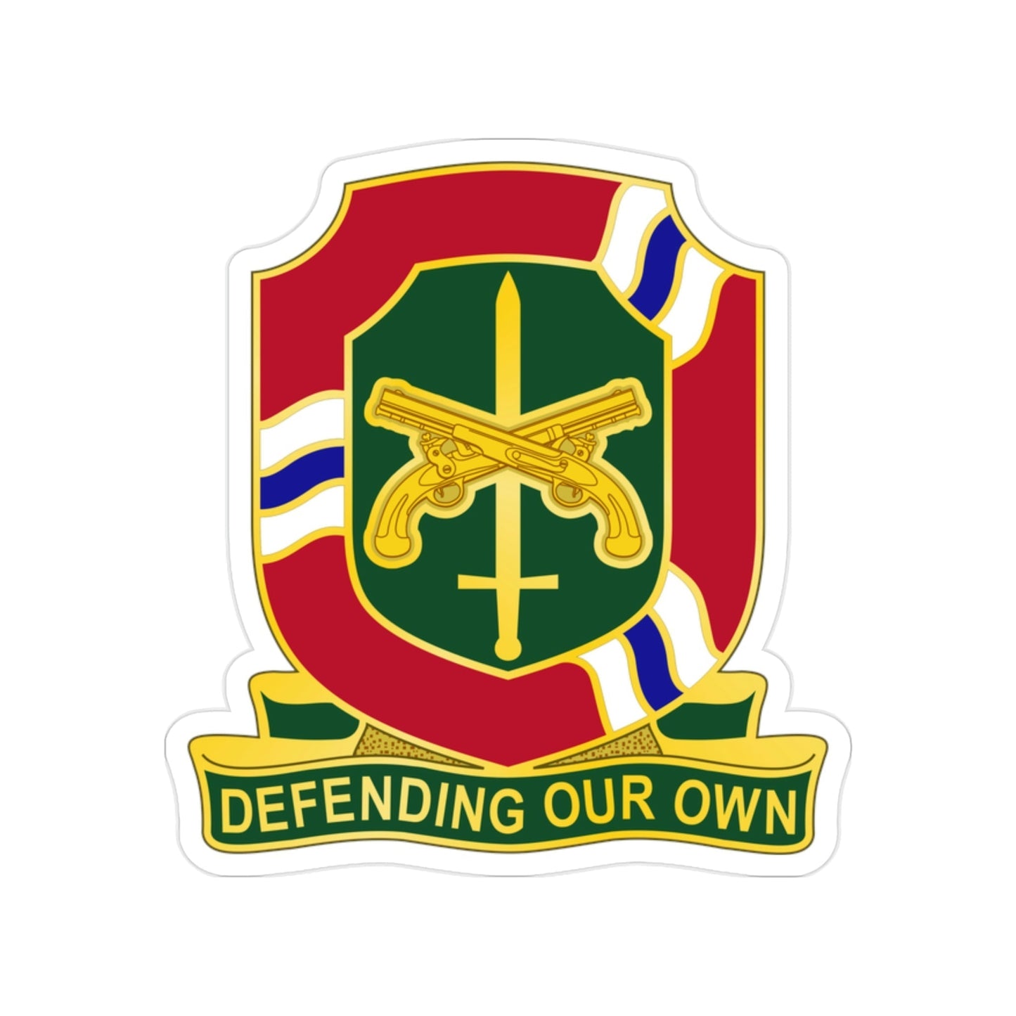 35 Military Police Brigade 2 (U.S. Army) Transparent STICKER Die-Cut Vinyl Decal-2 Inch-The Sticker Space