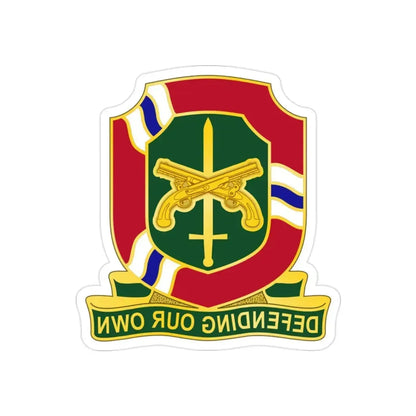 35 Military Police Brigade 2 (U.S. Army) REVERSE PRINT Transparent Die-Cut STICKER - The Sticker Space