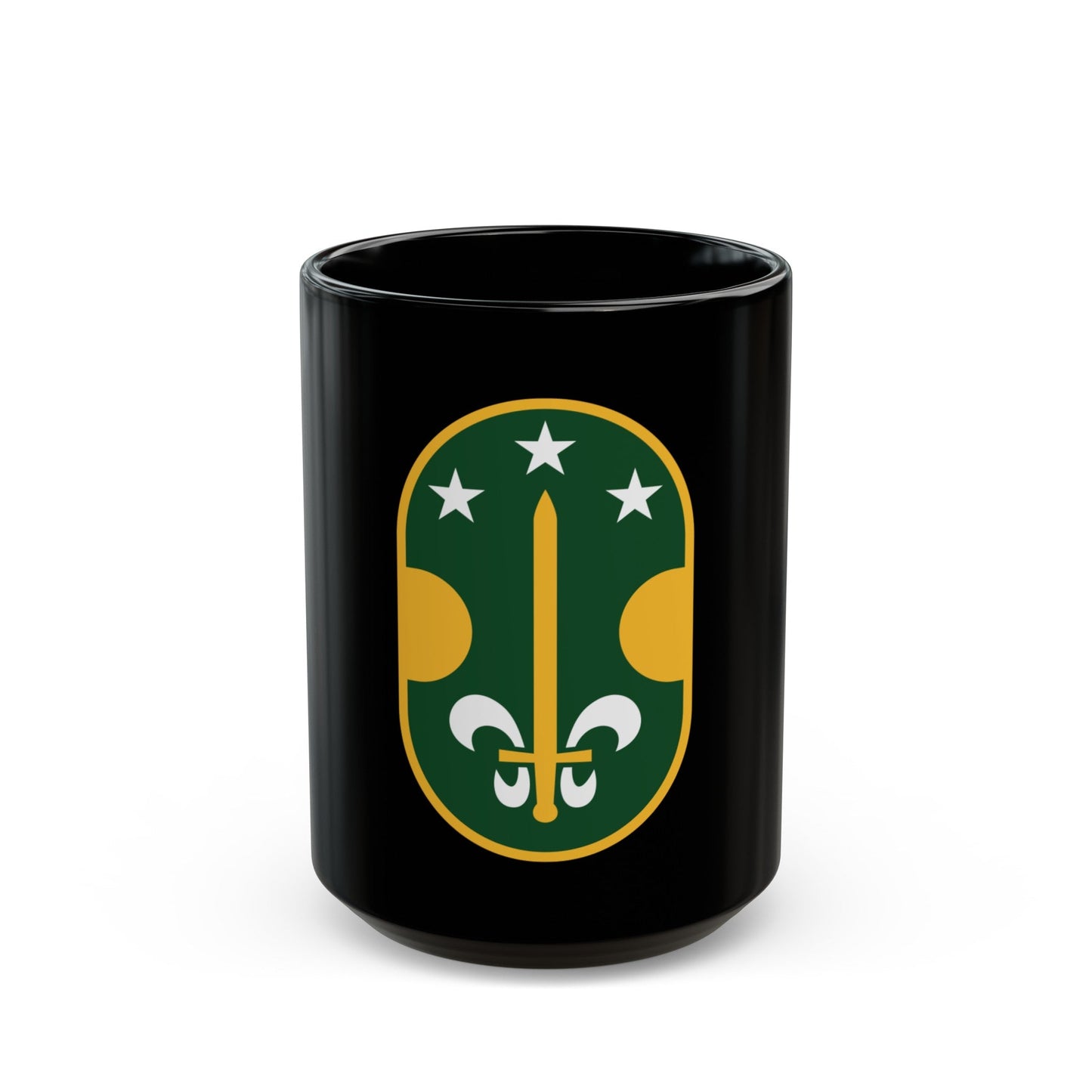 35 Military Police Brigade (U.S. Army) Black Coffee Mug-15oz-The Sticker Space