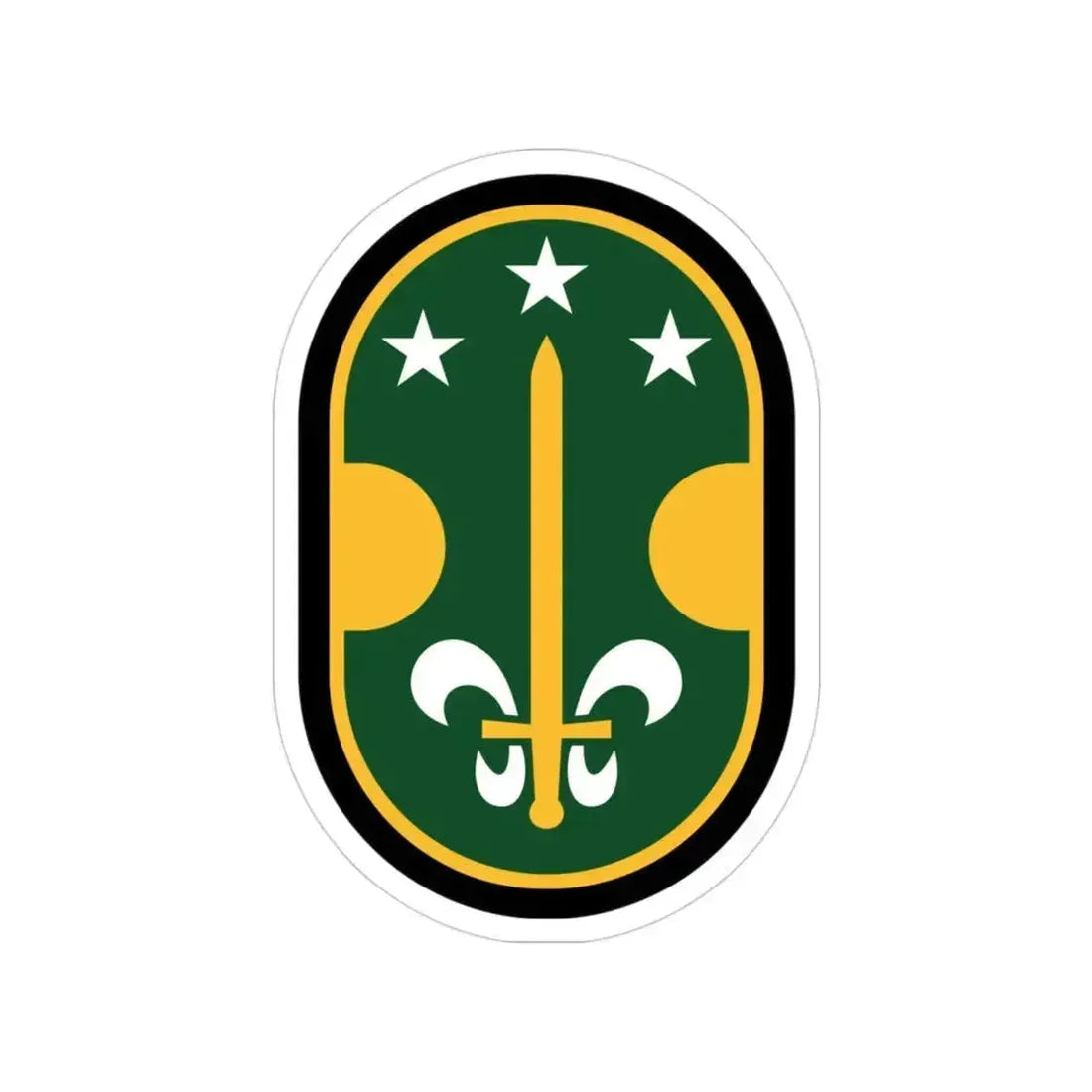 35 Military Police Brigade (U.S. Army) Transparent STICKER Die-Cut Vinyl Decal 3 Inch - The Sticker Space