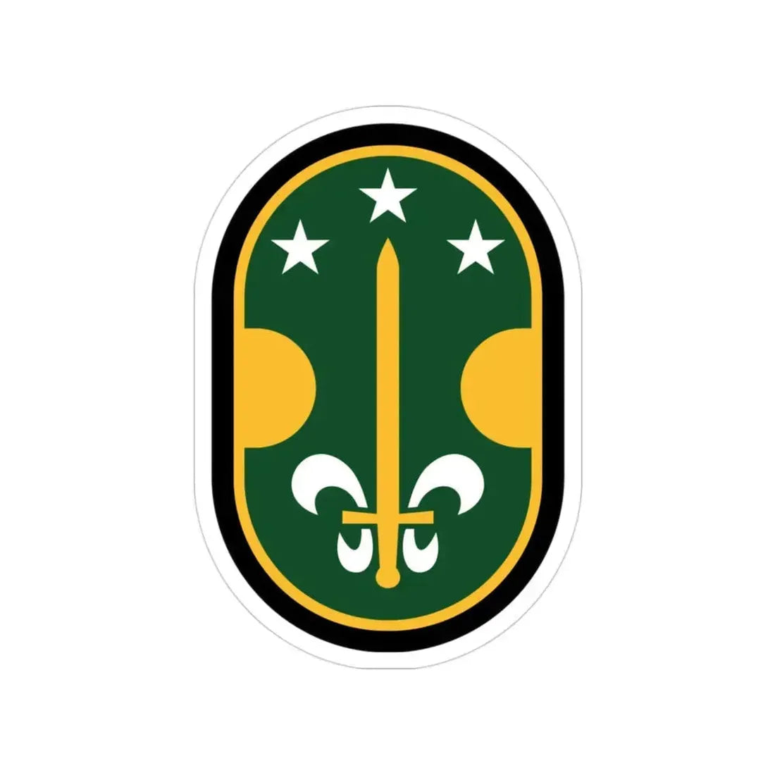 35 Military Police Brigade (U.S. Army) Transparent STICKER Die-Cut Vinyl Decal 3 Inch - The Sticker Space