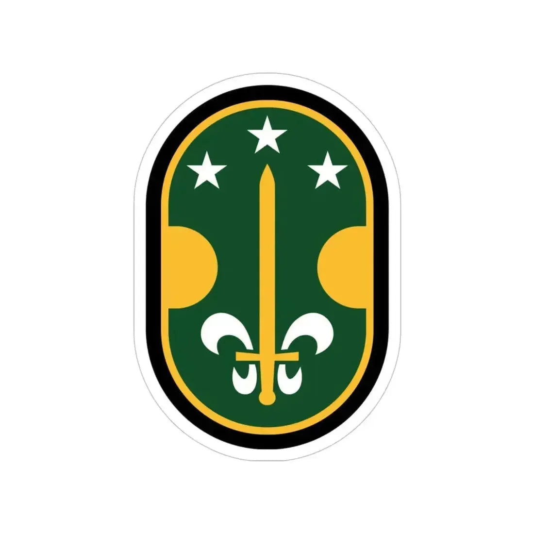 35 Military Police Brigade (U.S. Army) Transparent STICKER Die-Cut Vinyl Decal 4 Inch - The Sticker Space