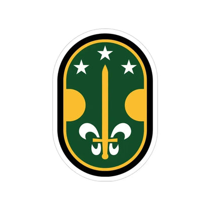 35 Military Police Brigade (U.S. Army) Transparent STICKER Die-Cut Vinyl Decal 4 Inch - The Sticker Space