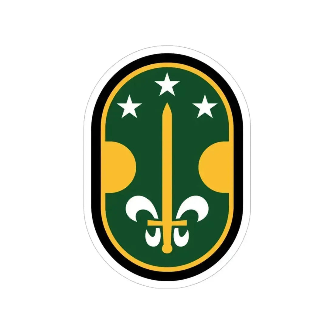 35 Military Police Brigade (U.S. Army) Transparent STICKER Die-Cut Vinyl Decal 5 Inch - The Sticker Space