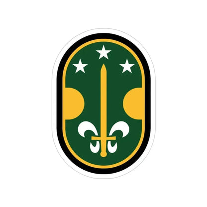 35 Military Police Brigade (U.S. Army) Transparent STICKER Die-Cut Vinyl Decal 5 Inch - The Sticker Space