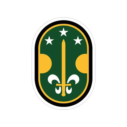 35 Military Police Brigade (U.S. Army) Transparent STICKER Die-Cut Vinyl Decal 5 Inch - The Sticker Space