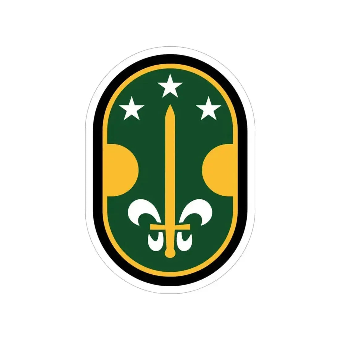 35 Military Police Brigade (U.S. Army) Transparent STICKER Die-Cut Vinyl Decal 6 Inch - The Sticker Space